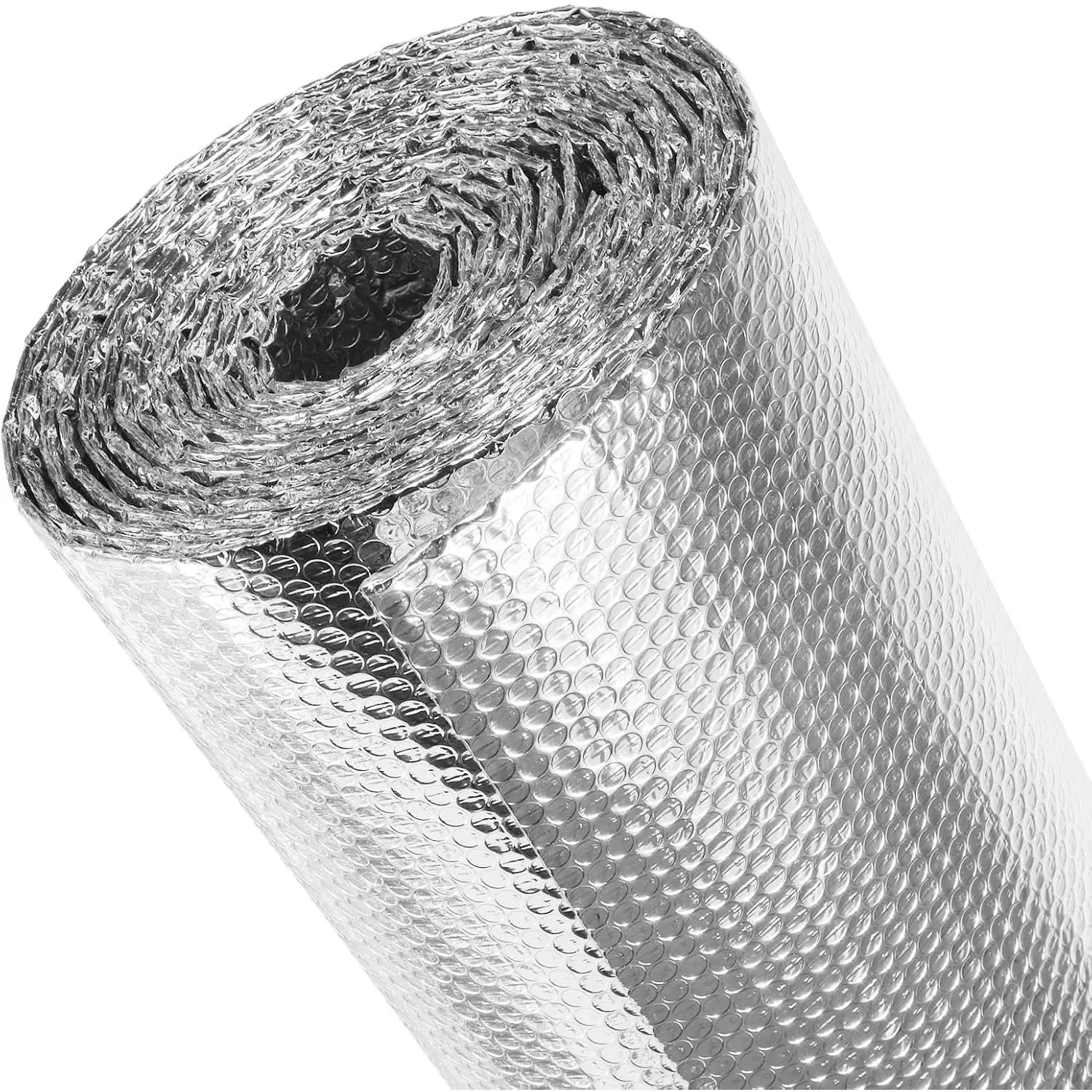 Double Reflective Insulation Roll, Window Insulation for Summer Heat, 23.6" x 10 Ft  Barrier Heat Reflective Window Film,  Foil Bubble Shield for Windows, RV, Roof, Garage Door