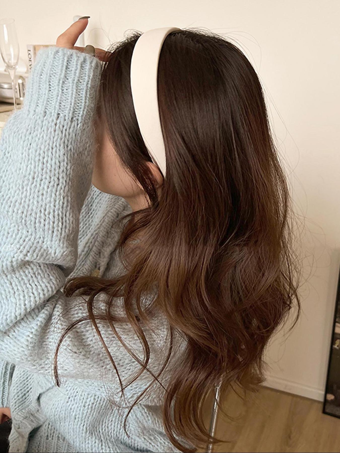 Solid Color Wide Band Hair Hoop, Elegant Hair Accessories for Women & Girls, Minimalist Headwear Suitable for Thick Hair, Headbands Women, Soft Headband Solid Color Wide Band Hair Hoop, Elegant Hair Accessories for Women & Girls, Minimalist Headwear Suitable for Thick Hair, Headbands Women, Soft Headband