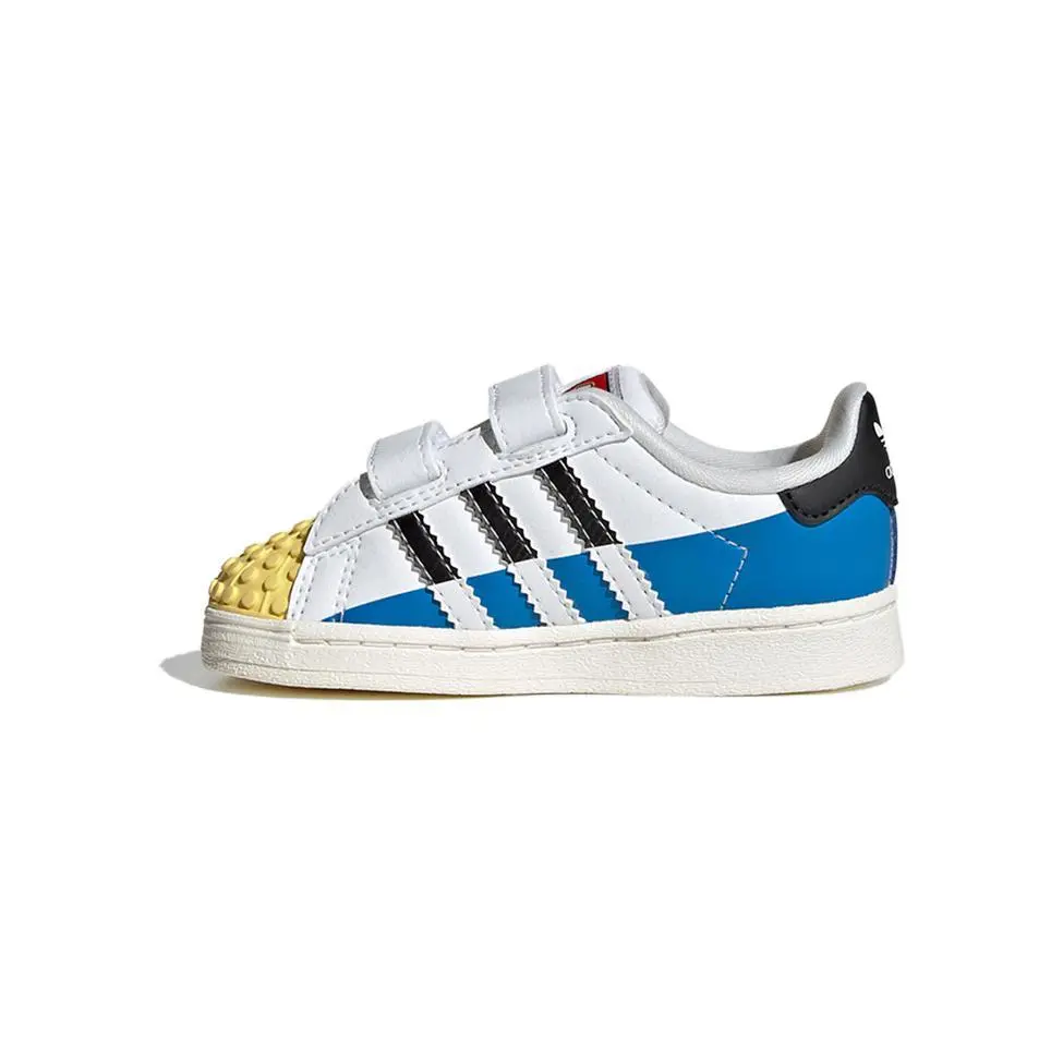 LEGO x adidas Superstar CF I 'White Blue Yellow' IF2913