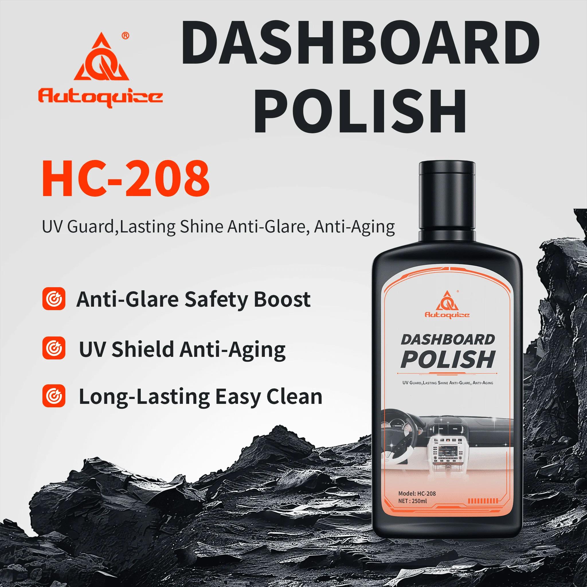 Premium Plastic Dashboard Polish UV Protection Anti-Aging Restores Shine Scratch Resistance Liquid Car Interior Protectant