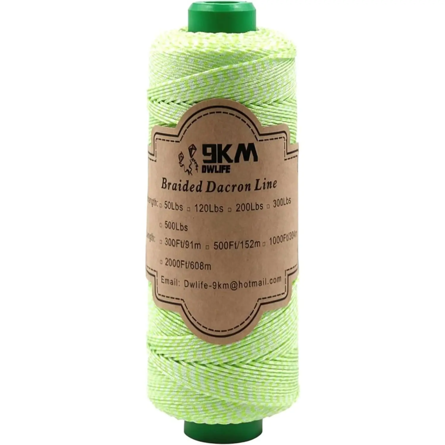 Braided Dacron Kite String 120lb 1000ft Polyester Yoyo String Mason Line Thread Heavy Duty Rope Outdoor