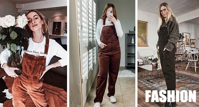 Women's Corduroy Overalls With Adjustable Straps, Baggy Bib Jumpsuit, Casual With Pockets