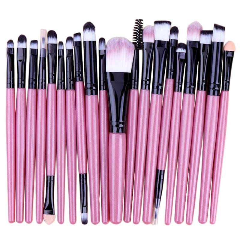 Makeup Brush, 20pcs/set Professional Makeup Brushes for Liquid Foundation, Loose Powder, Concealer, Eye Shadow, Blush, Lip Balm