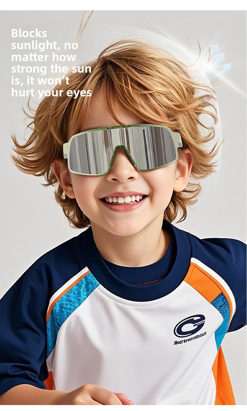 Pocket Magic Shades: Kids Foldable Sport Sunglasses - Unbreakable TR90, Anti-Fog UV400 Shield - Boys & Girls, with Compact Case