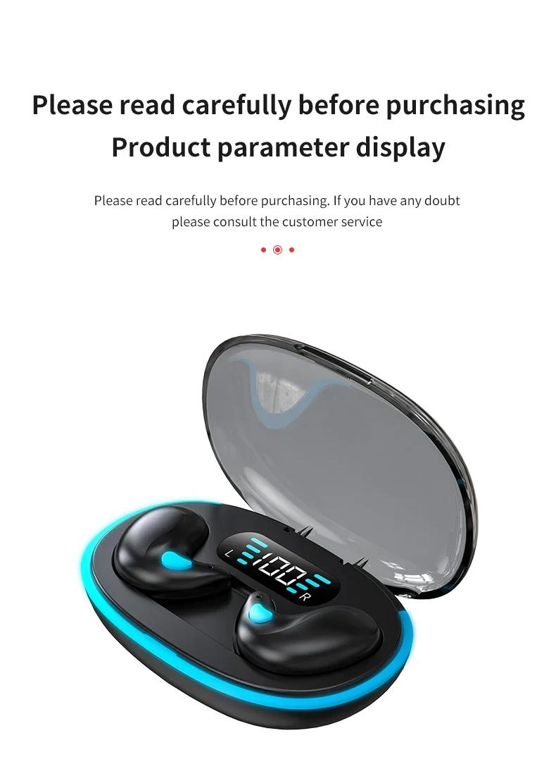 X55 Wireless Earbuds Invisible Sleep Headphones Noise Cancelling Low Latency Gaming Waterproof  Wide Compatibility in-ear esrbuds audio earphone bluetooth-compatible wireless earphone mini sport music video Retractable Dual USB-C Car Charger