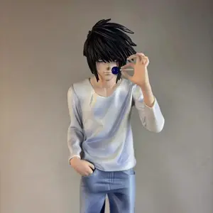 New Death Note Figure L Lawliet Action Figures Figurine Pvc Doll Desk Decoration Statue Collection Model Birthday Gifts Toys