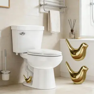 Cute Ceramic-Style Toilet Bolt Caps | Decorative Toilet Screw Covers | Stylish Bathroom Hardware – Easy to Install
