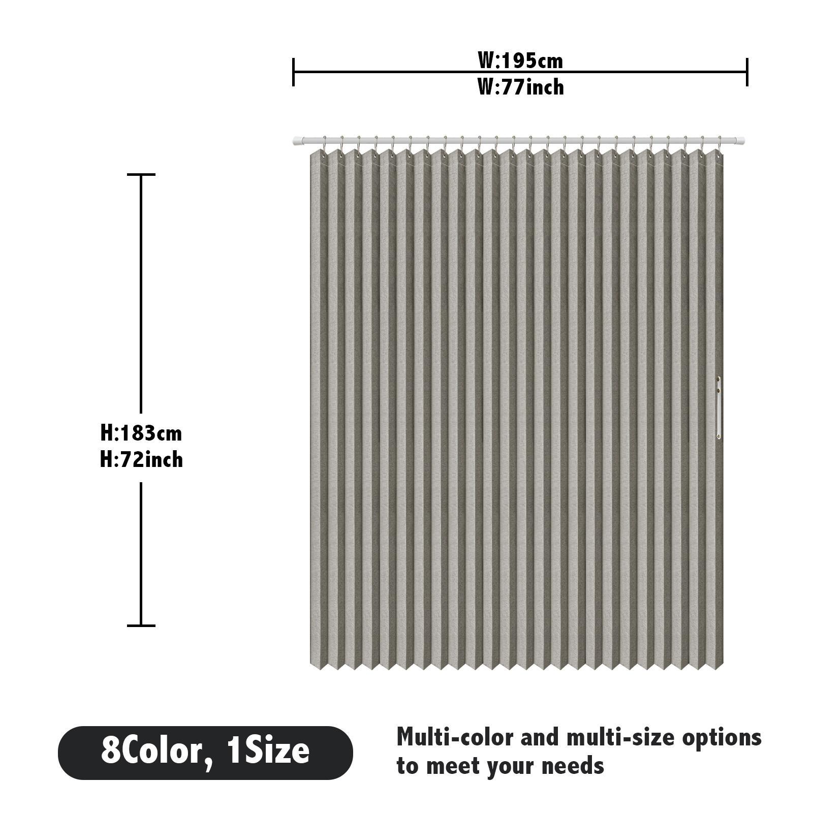 Magnetic Folding Shower Curtain, 1 Count Waterproof & Mildew Resistant Shower Curtain, Bathroom Decoration Supplies for Home Interior, Hotel, Guest House