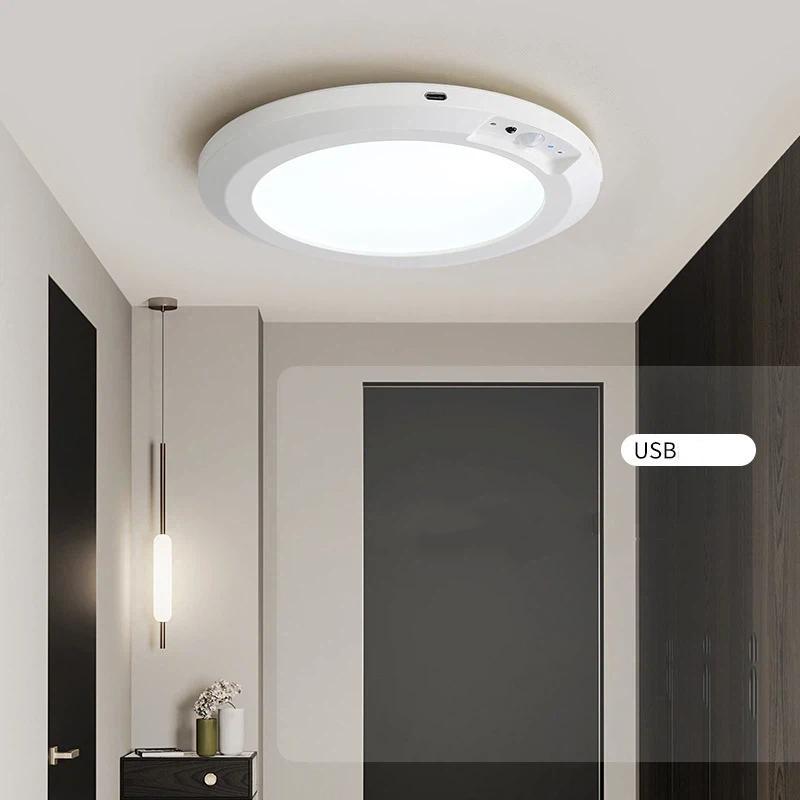 1/2-Count Rechargeable Motion Sensor Light with Remote Ceiling Light Operated Closet Lights Ceiling Light Timing Dimmable 7.09in for Closets Shower Stair Pantry Hallway Porch 1/2-Count Rechargeable Motion Sensor Light with Remote Ceiling Light Operated Closet Lights Ceiling Light Timing Dimmable 7.09in for Closets Shower Stair Pantry Hallway Porch