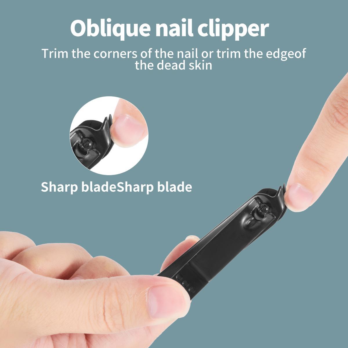 Nail Clipper Set, 1 Set Multifunctional Nail Care Tool, Professional Nail Clipper Pedicure Care Tool, Manicure & Pedicure Tools for Home & Salon Use, Christmas Gift
