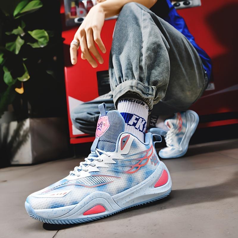 Couple's street-style basketball shoes, professional and stylish low-top design, non-slip, breathable and wear-resistant, suitable for indoor games, casual sports training, and all seasons.