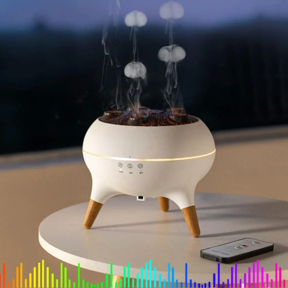 250ML Aroma Diffuser, Remote Control Air Humidifier with 7 Color Light, Essential Oil Diffuser, Desktop Air Humidifier for Home, Yoga Room, Office, Aromatherapy Diffusers, Aroma Diffuser Humidifiers
