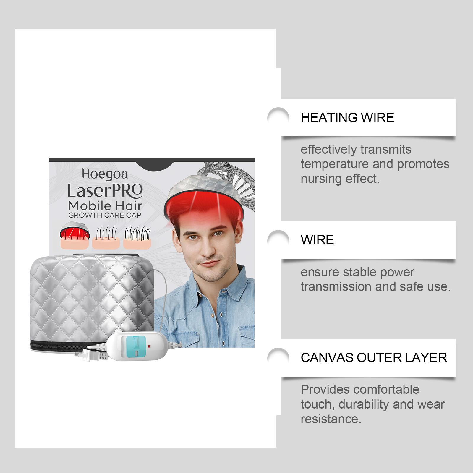 Hoegoa Hair Care Cap Volumizing Hair Nourishing Gentle Maintenance Smooth Shiny Hair Care Cap