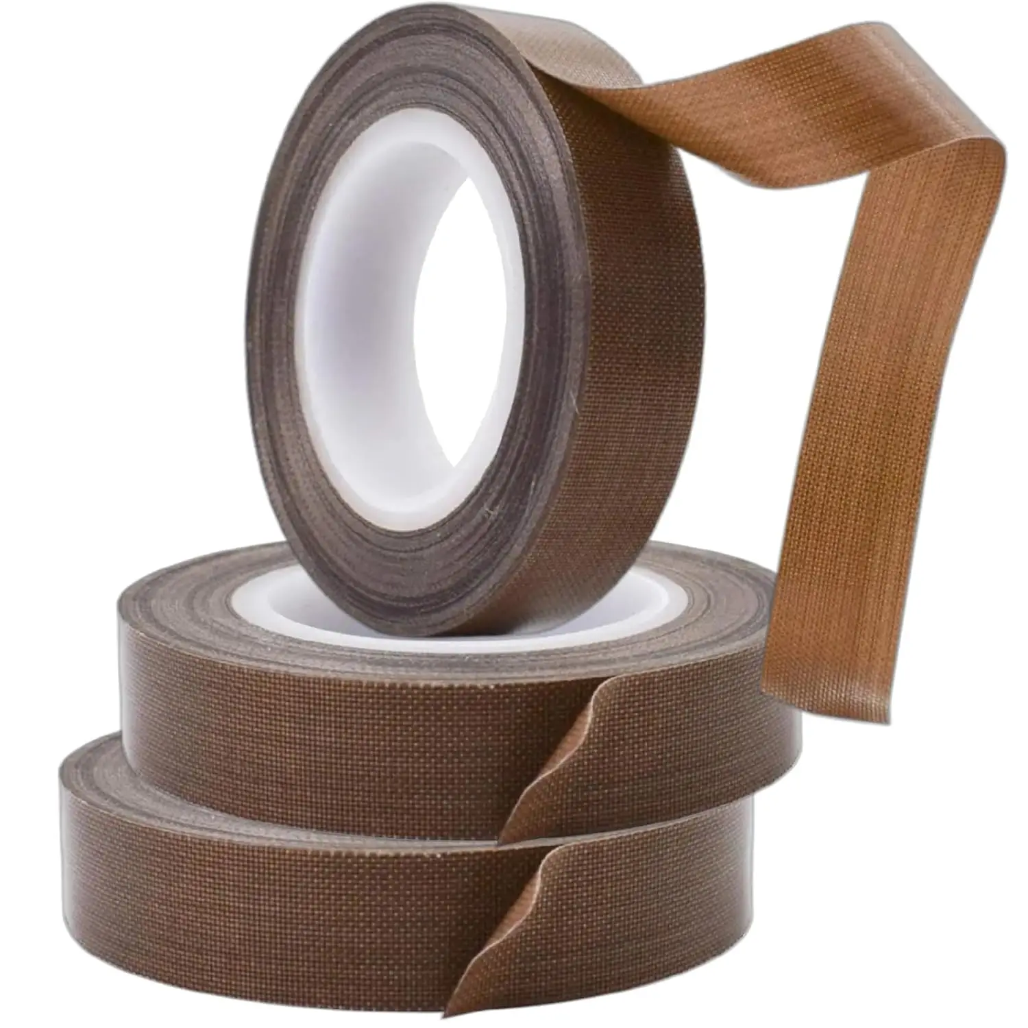 3roll PTFE Teflon Tape for Vacuum Sealer Machines, Heat Resistant Adhesive Sealer Tape 1/2" x 33 ft,  Tape for Impulse Sealers Compatible with , Seal-A-Meal & Weston (3 Rolls)