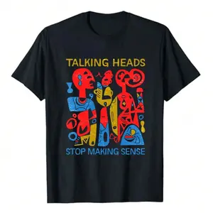 180gStop Making Sense Talking Heads Rock Punk Music Gift Tee Black T Shirt, Funny T Shirts, Men's Graphic Tees, Men's NoveltyT-Shirts