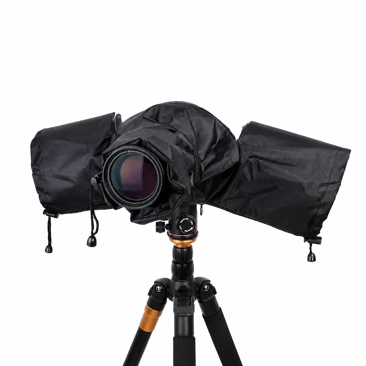 Universal Weatherproof Camera Cover for DSLR and Mirrorless Cameras – Durable Waterproof Rain and Dust Protection with Clear Viewfinder Window, Adjustable Straps, and Sand-Resistant Design for Outdoor Photography