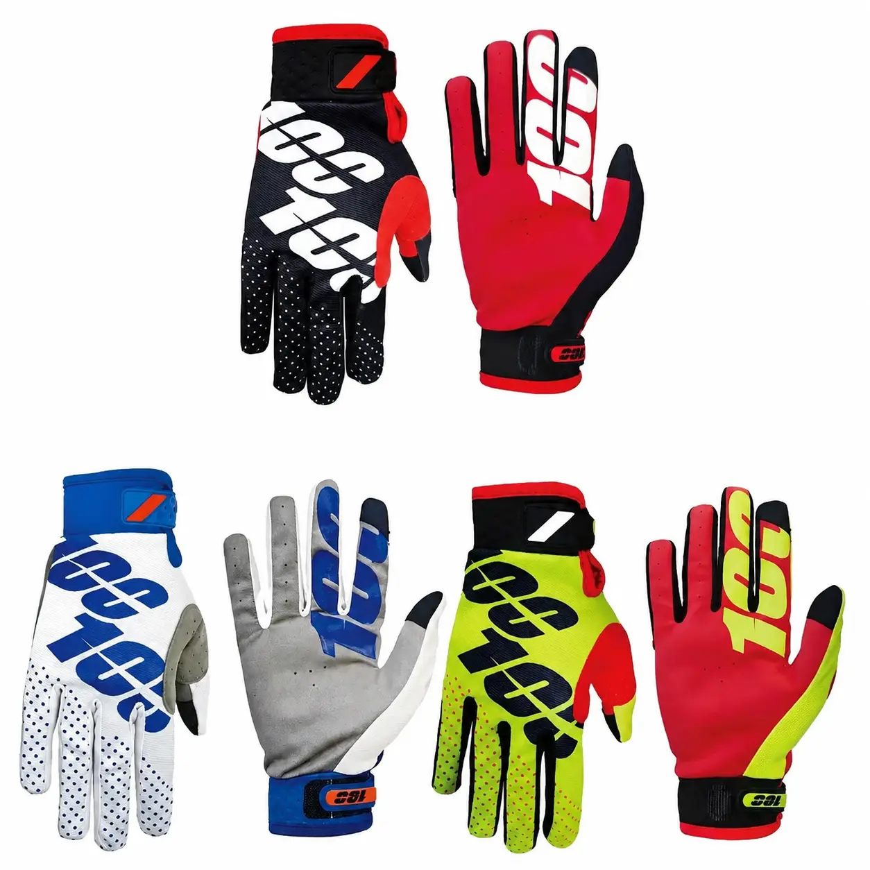 Premium All-Season Mountain Bike and ATV Gloves with Wind-Resistant Fabric, Ergonomic Palm Padding, Enhanced Silicone Grip Pattern, Breathable Mesh Back, Secure Wrist Closure, and Durable Abrasion-Resistant Construction for Cycling, BMX, Motorcycling, and