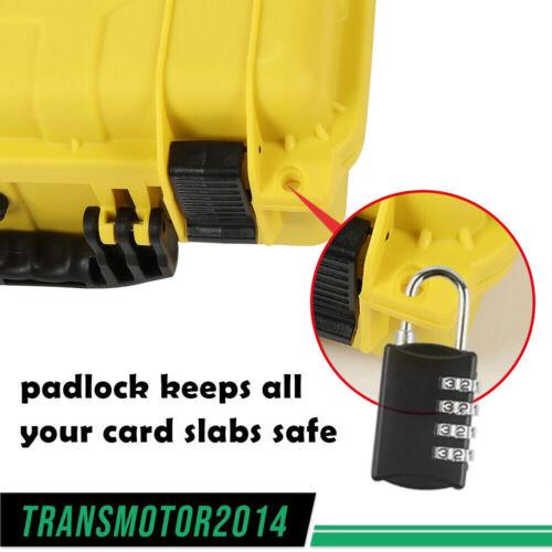 150+ Graded Card Case Storage Box Holder Sports Trading Card Weatherproof Upgraded Version Organiser Waterproof Magnetic Security