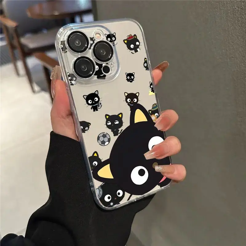 Chococat Humorous Adorable Cartoon Soft TPU Full-Coverage Soft Shell Cellphone Case - Protective Accessory for iPhone 17 Pro Max,16/15/14/13/12/11 Pro Max,13/12 Mini,16/15/14 Plus & Samsung Galaxy S26 S25 S24 S23 S22 S21 EDGE Ultra Plus FE