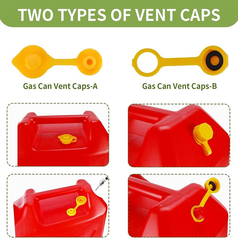 Gas Can Spout Replacement Kit, Anti-spill Gas Can Nozzle Replacement, Replacement Gas Can Spout with Flexible Nozzle, Fit for Most 1/2/5/10 Gal Can