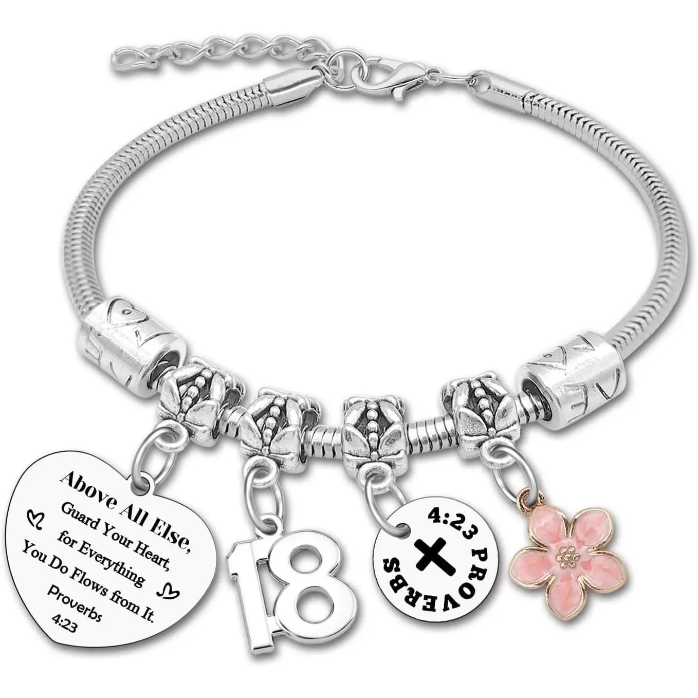 18th Birthday Gifts for Girls - Bracelet Jewelry Gift for 13th 15th 16th 18th 21st Birthday, Happy Birthday Bracelet Gift for Daughter Granddaughter Sister Friend Teen(Gift)