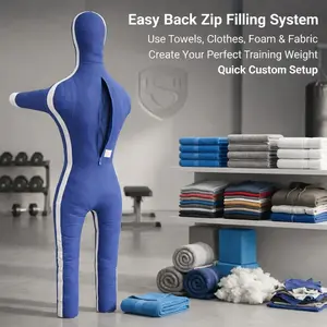 Sports Brazilian JIU Jitsu Grappling Submission Throwing Dummy Punching Heavy Bag Kick Boxing Dummies UNFILLED