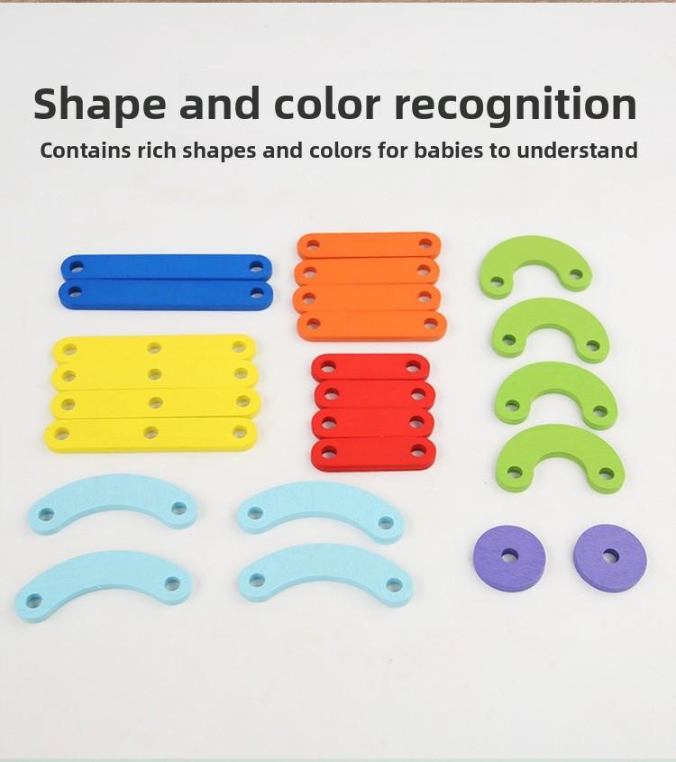 Kids Montessori Geometric Puzzle Shape Sorters Educational Wooden Toys for 3+ Years Old White Elephant Gift Holiday Gifts with Music Bags Diamond Box Series