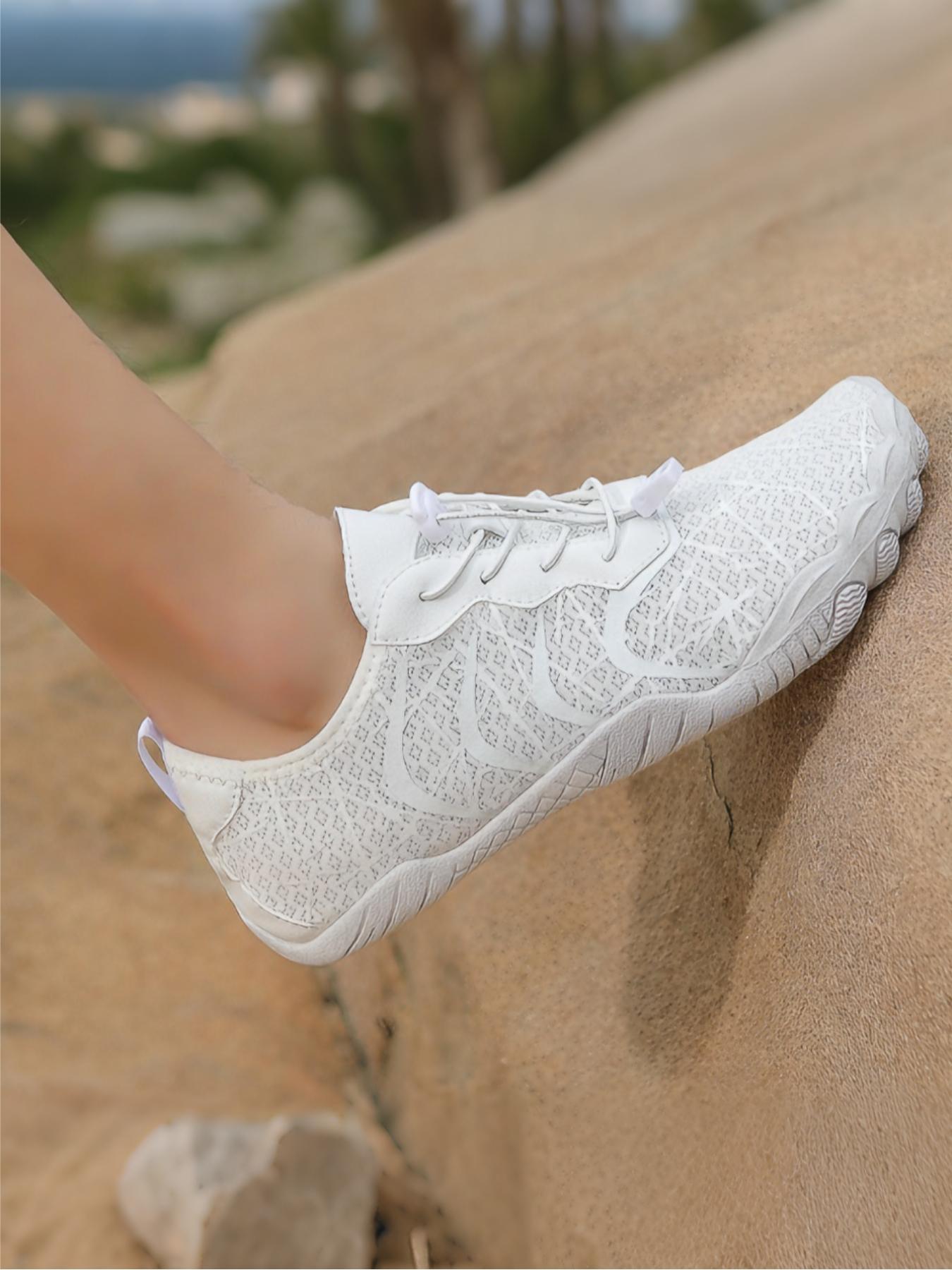 Outdoor Five-Finger Hiking Shoes, Water Beach Sandals, Barefoot Diving Single Shoe, Swimming Fitness Cycling Mountain Climbing Lightweight Breathable Sport Casual Water Shoes, Mesh Water Shoes