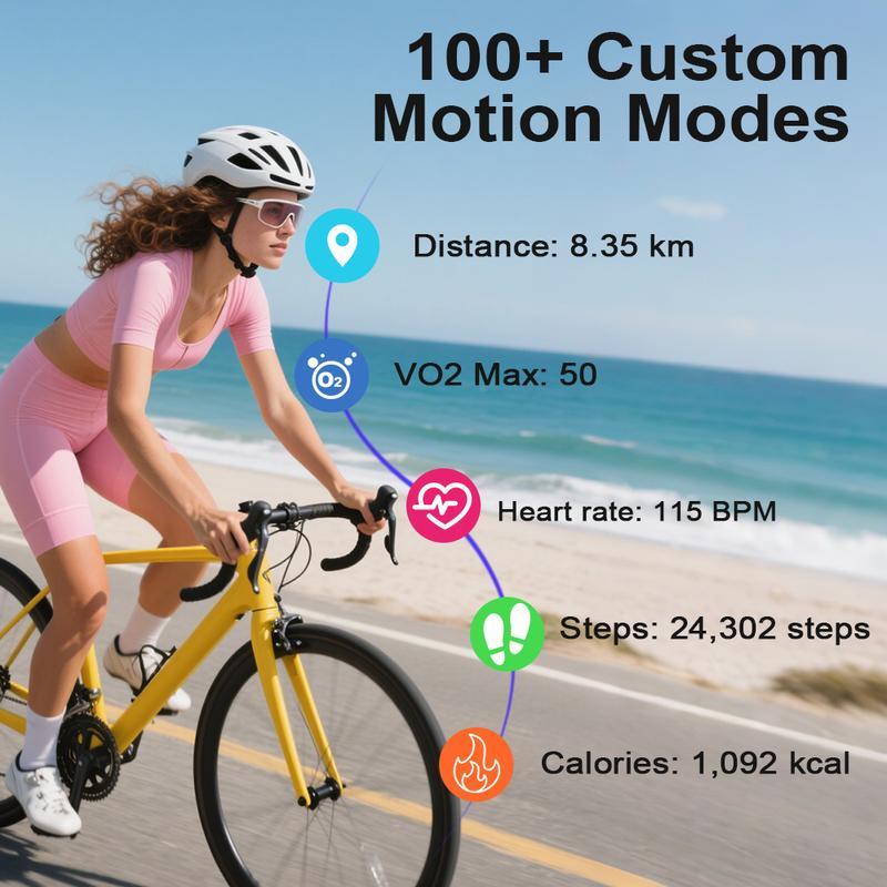 New Smartwatch with Dual Straps  2.02 HD Display, Bluetooth Calling, Outdoor Fitness & Health Tracking, Smart Wear for Men & Women Bluetooth calling outdoor watch Rugged smart watch