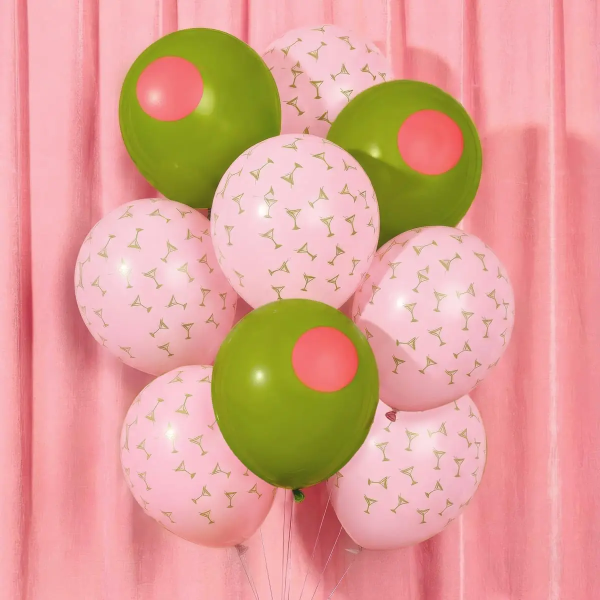 24 Dirty Martini Latex Balloons 12" | Olive Tini Bit Older Decor | 24 pk,  Decorations,  Bachelorette Party, Birthday Supplies