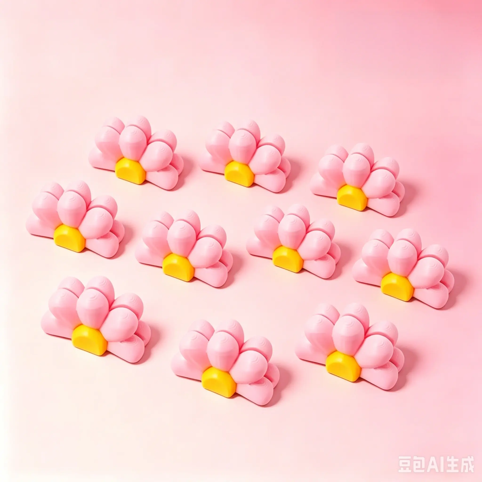 10 Pcs / Daisy Photo Holders, Cute Floral Frame for Polaroid or Small Photos, Perfect Desk Decor Gift for Office or Bedroom