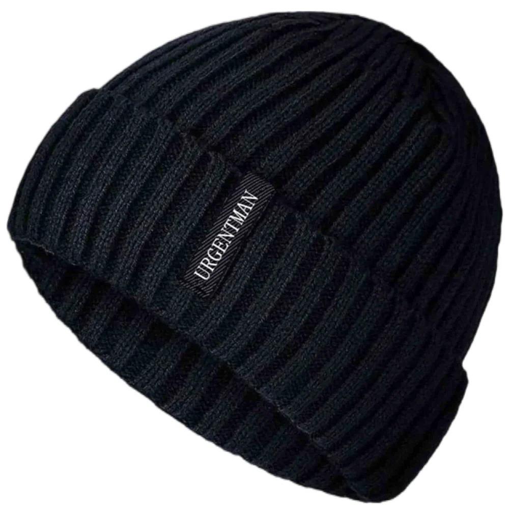 Hot Sale Premium Warm Winter Hat Stylish Plush Fur Lined Thick Cozy Beanie Hat Outdoor Casual Knitted Hats For Men & Women