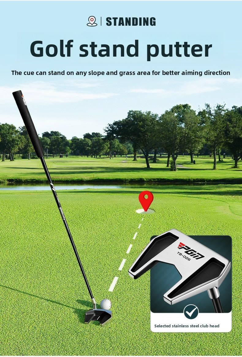 PGM golf club standing putter with low center of gravity and stable professional single golf hot-selling club, forged stainless steel shaft, low center of gravity design, non-slip grip with line of sight, high-quality golf equipment, modern golf equipment