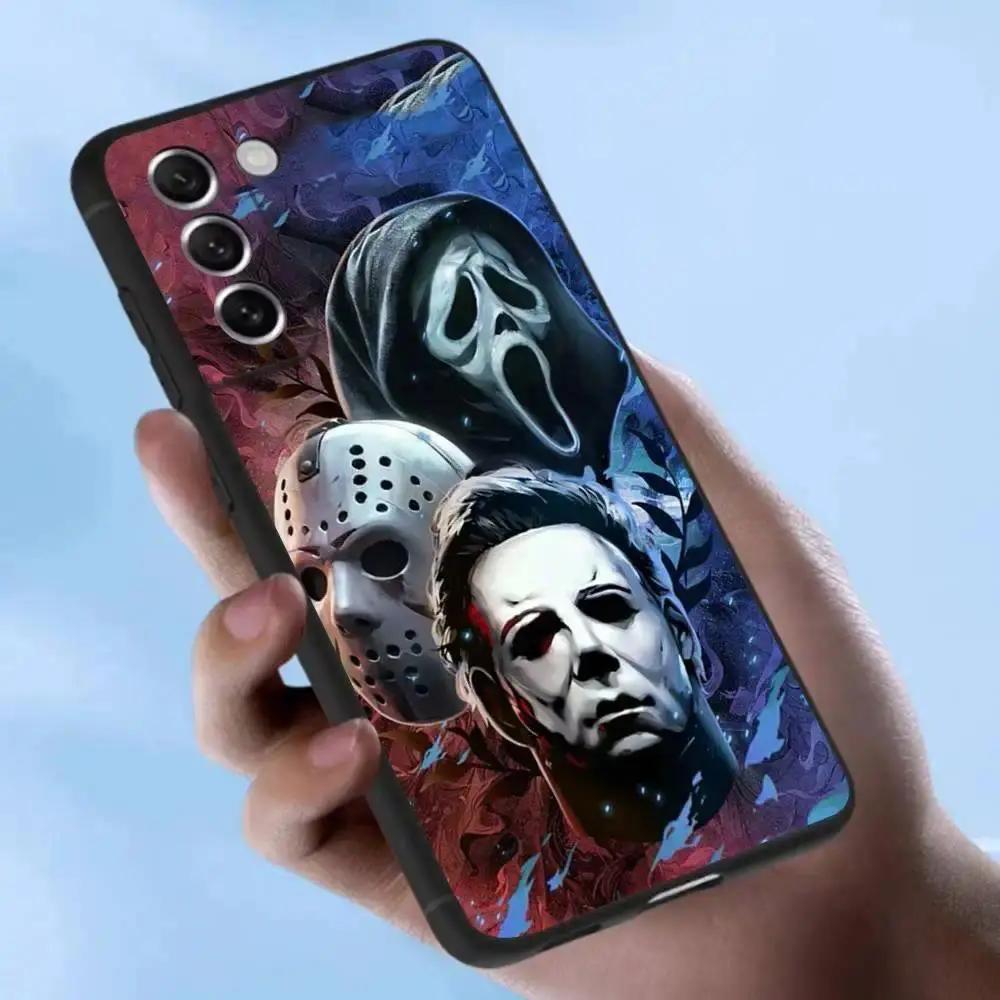 Michaels Myers Horror Halloween Case For Samsung Galaxy Case S26 S25 S24 S23 S22 S21 A14 A15 A16 A35 Ultra Plus FE For iphone 17 16 15 14 13 12 11 17Air Plus Pro Promax TPU Soft Cover