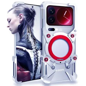 Shockproof Metal Bumper Case For xiaomi 17ultra 17Max 17promax 17tpro 15T Pro 14pro 12 13 Poco F5/6/M7/X8 Case Aluminum Cover With ring holder