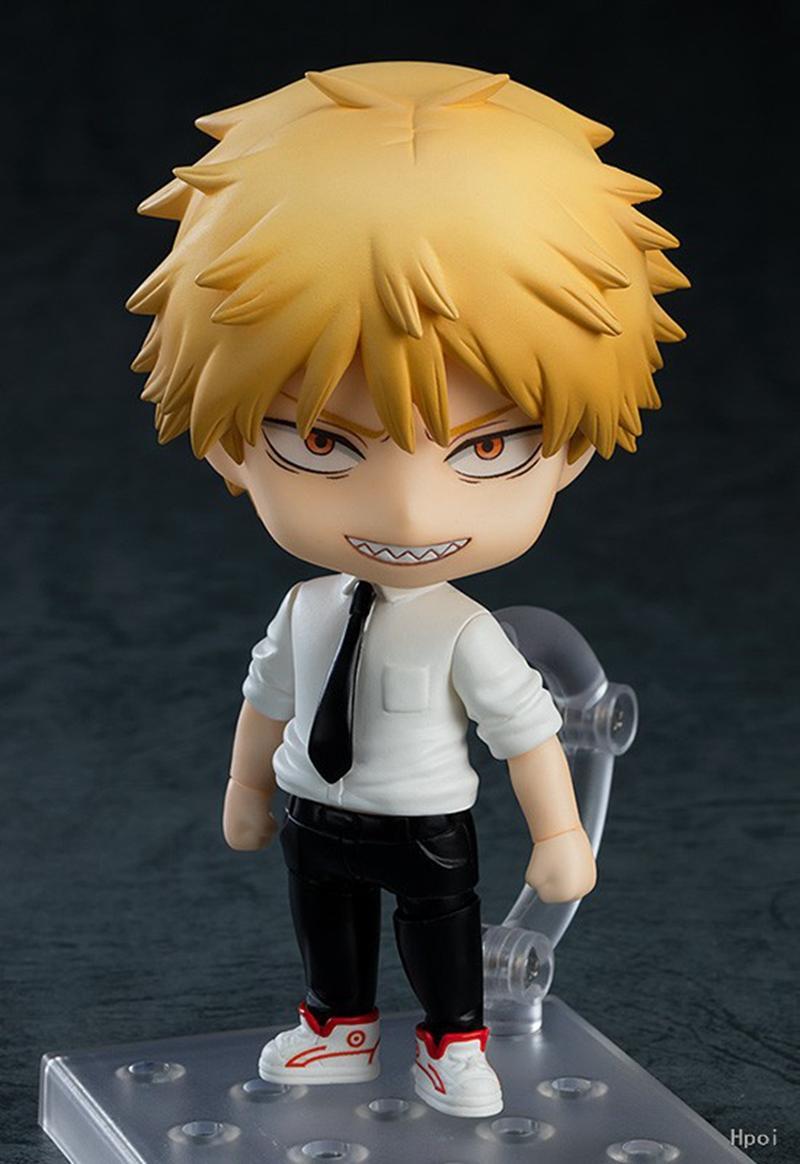 10cm Chainsaw Man Anime Figure Denji Pochita Power Action Figure PVC Chainsaw Man Denji Figurine Adult Collection Model Doll Toy