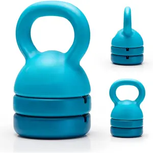Adjustable Kettlebell Weights Set Cast Iron Exercise Fitness Kettle Ball  Weight Men Women  for Home Gym Workout Ballistic, Core,Strength Training