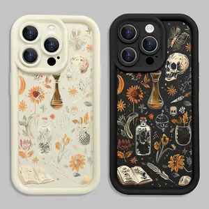 Magic element set painted mobile phone shell B501 for iPhone 16/15/14/13/12/11/Plus/Pro/Pro Max Series - Shockproof Case, Stylish Design