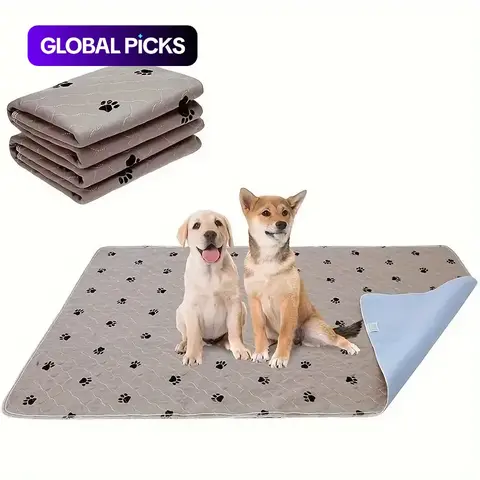 Reusable Washable Pet Urinal Pad, Waterproof Leak-Proof Puppy Training Pad, Eco-Friendly Dog Mat, Non-Slip Pet Sofa Protector, Puppy Pee Mat, Puppy Pee Pads, Potty Training Pad #GLOBAL PICKS