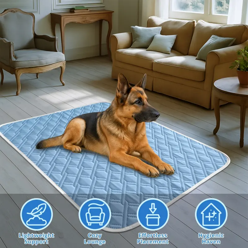 Extra Large Pet Cooling Mat - Ultra-Soft Sweat-Absorbent Surface | Instant Cooling for All-Day Comfort | Keeps Pets Cool All Summer Long! Suitable for Small, Medium and Large Dogs & Cats, Available in 5 Sizes