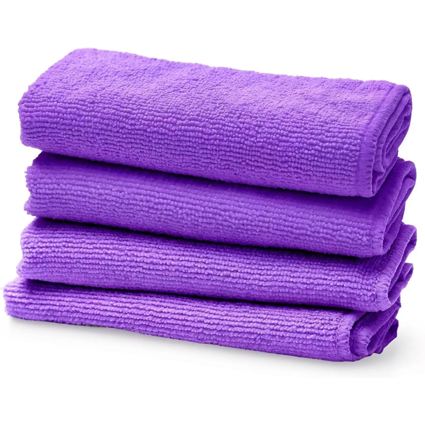 Screen Cleaner Purple Microfiber Cloths (4-Pack) - Microfiber Screens Cleaner Cloths, TV Cleaning Cloth for Electronic Cleaners, Laptop, Computer & Car Screens Cleaning Kit, TV Cleaners