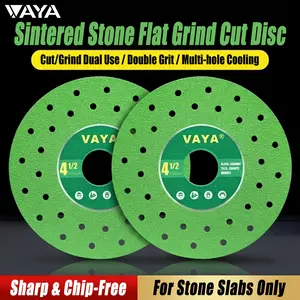 VAYA 4.5" 115mm Precision Diamond Cutting Disc Blade, Multi-Pore Design for Tile, Ceramic, Marble, Granite, Glass Angle Grinder Use