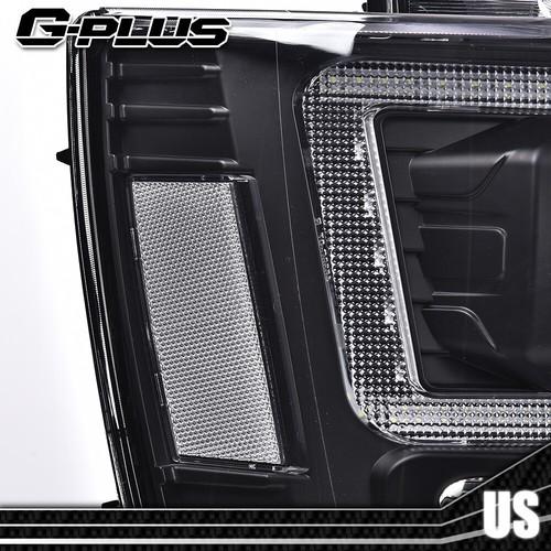 Fit For 2007-2014 Chevy Avalanche Tahoe Suburban Dual LED Projector Headlights