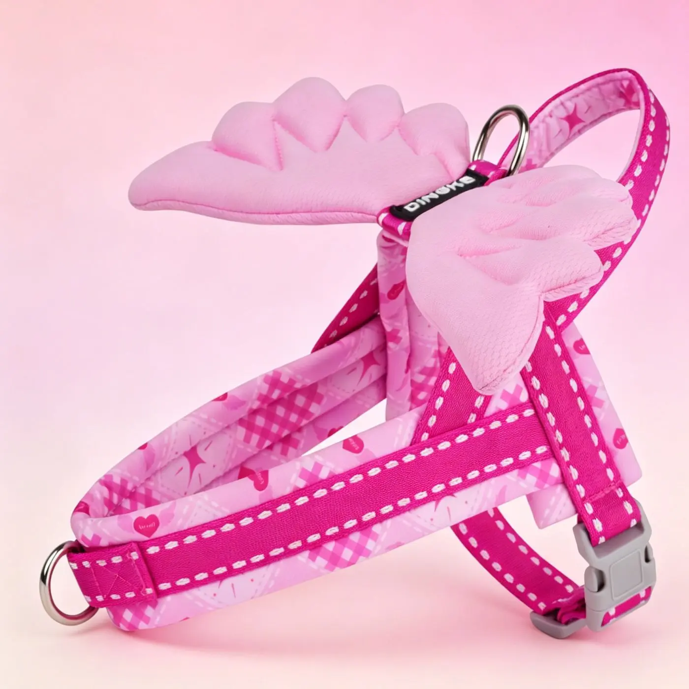 Cute Angel Wing Pet Harness, Soft Padded No-Leash Dog Vest, Adjustable Reflective Walking Harness, Suitable for Daily Walks and Outdoor Activities with Small and Medium-Sized Dogs and Cats