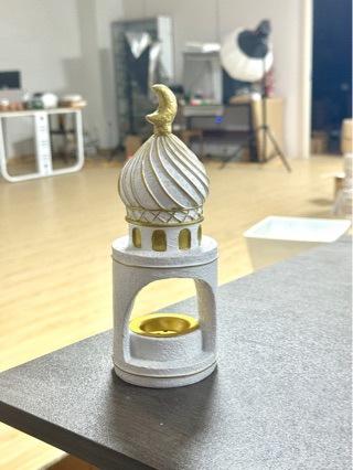 Middle Eastern Moon Castle Incense Burner, Ramadan Decor, Islamic Home Decor, Aromatherapy Ornament
