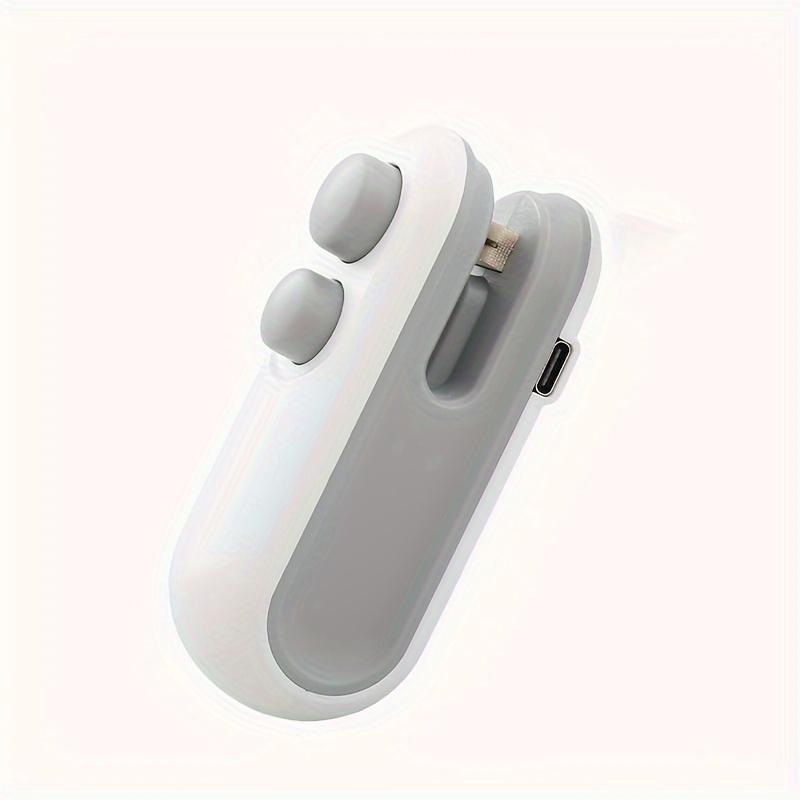 2 in 1 Mini Sealer and Cutter, Portable USB Rechargeable Snack Sealing Machine, Handheld Heat Seal Device for Food Preservation