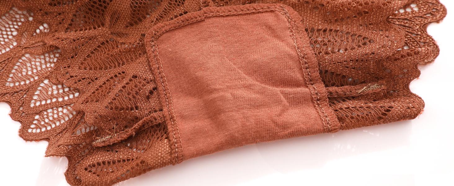 Sexy Underwear Panties for Women Cheeky V Waist Lace Boyshorts Lingerie Plus Size Underwear Gift Wife Women 5 Pack