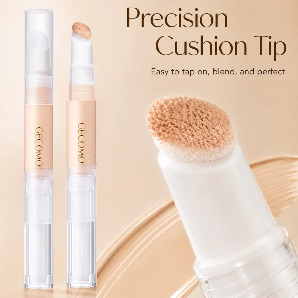 Gecomo Concealer Stick, Natural Coverage, Long-Lasting, Covers Blemishes, Dark Circles, Spots, Affordable Flawless Makeup, Daily Use