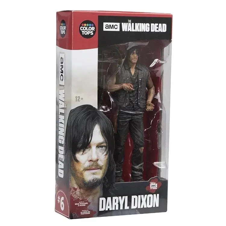 10cm The Walking Dead Season 8 Rick Grimes Daryl Dixon Negan Hot Action figure toys collection doll Christmas gift with box