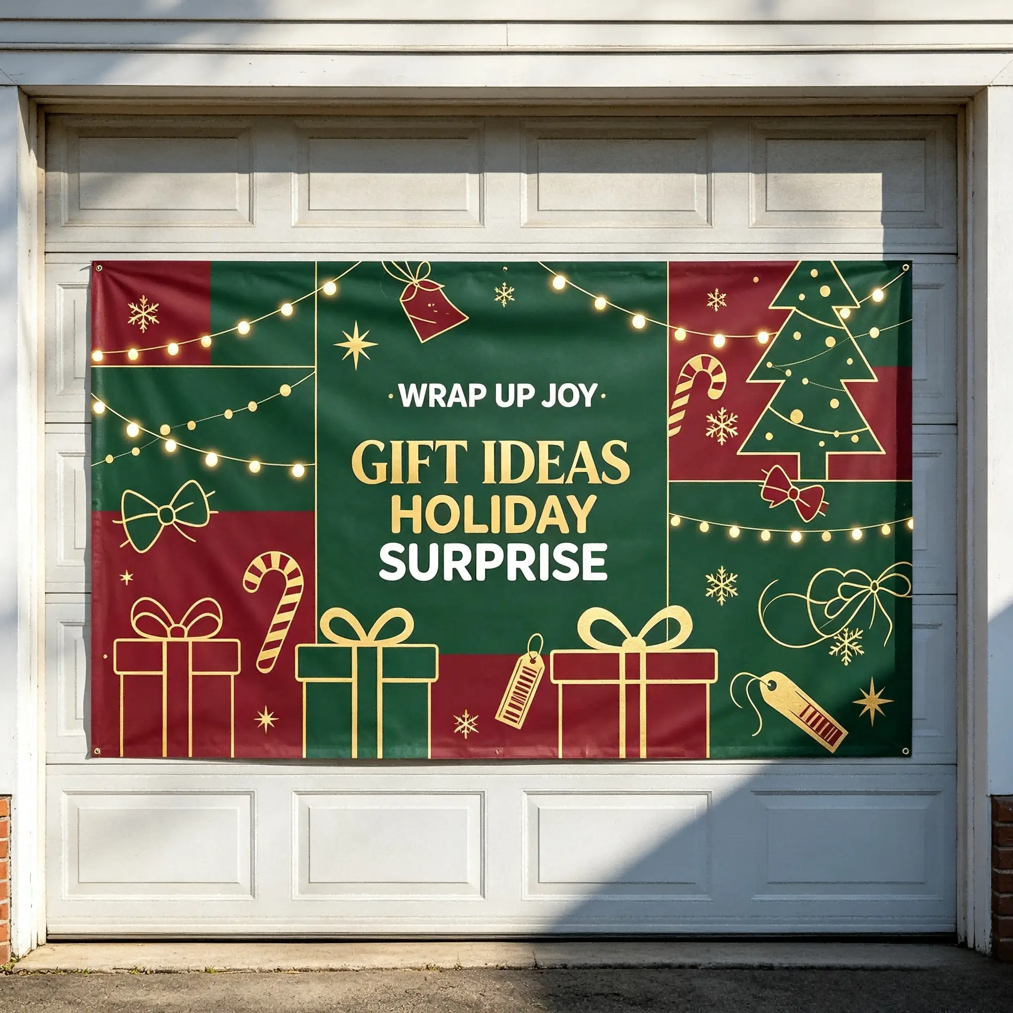 2026 Garage Banner, Waterproof Fade Resistant Home & Festive Party Backdrop, Garage Decoration Gift Ideas for Car Guys, Boyfriend Gift Ideas for Corporate Events, Limited Stock